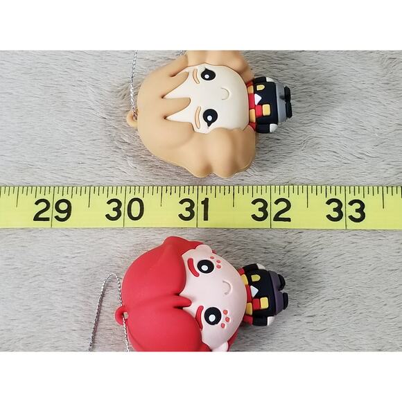 Christmas Tree Ornament Harry Potter Ron & Hermione 2 1/4" Hallmark x2 Year 2019 - Picture 9 of 9